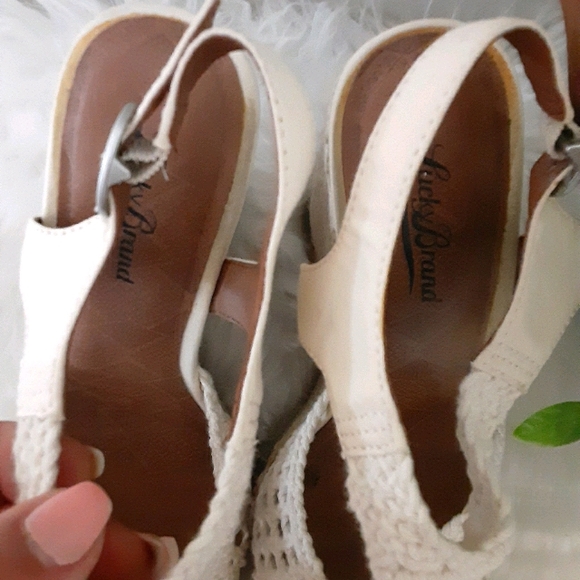 Lucky Brand Macrame Wedges - Picture 4 of 6